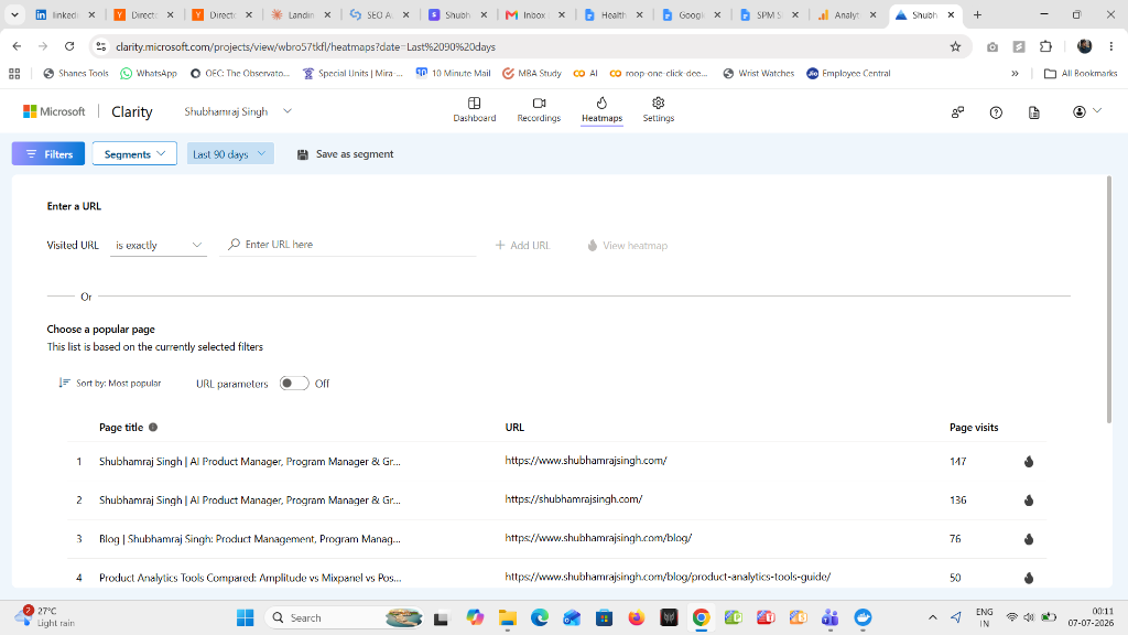 Microsoft Clarity: Heatmaps & Session Recordings - Screenshot 1