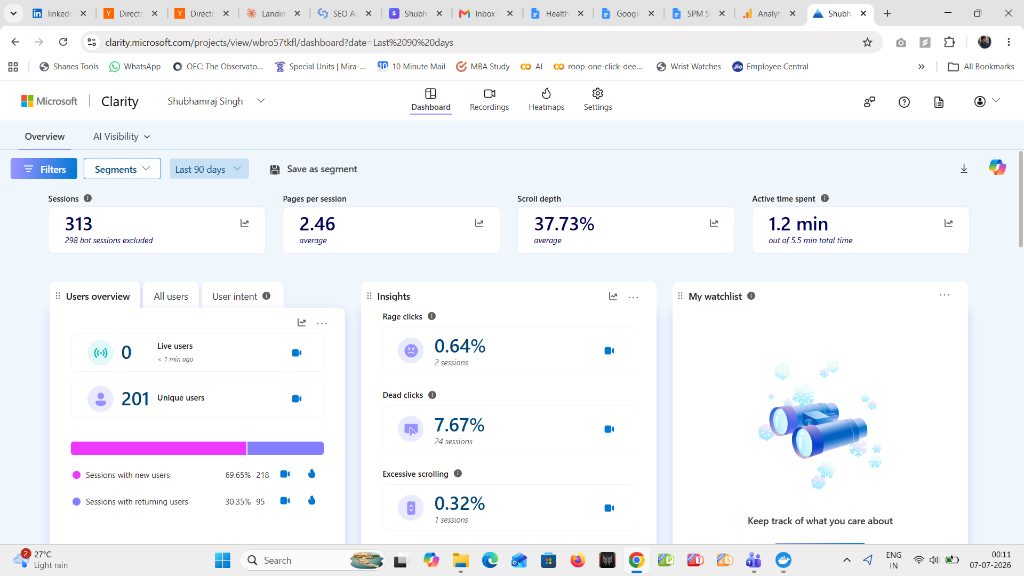 Microsoft Clarity: Heatmaps & Session Recordings - Screenshot 2